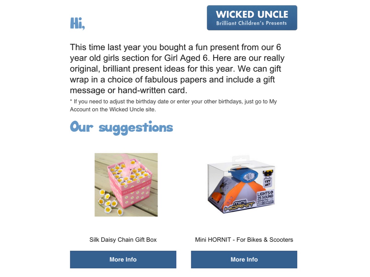 Tactics emails triggered impact high